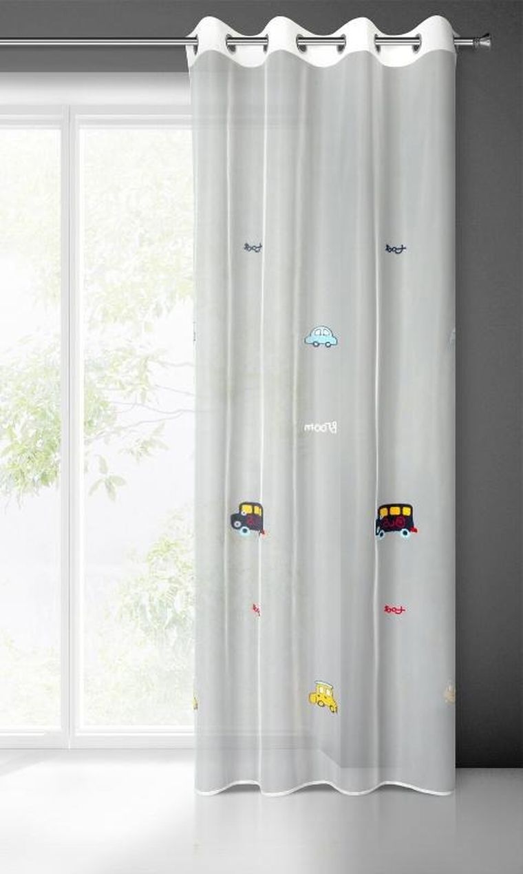 Eurofirany, firana gotowa, Alvin, 140-250 cm, biały