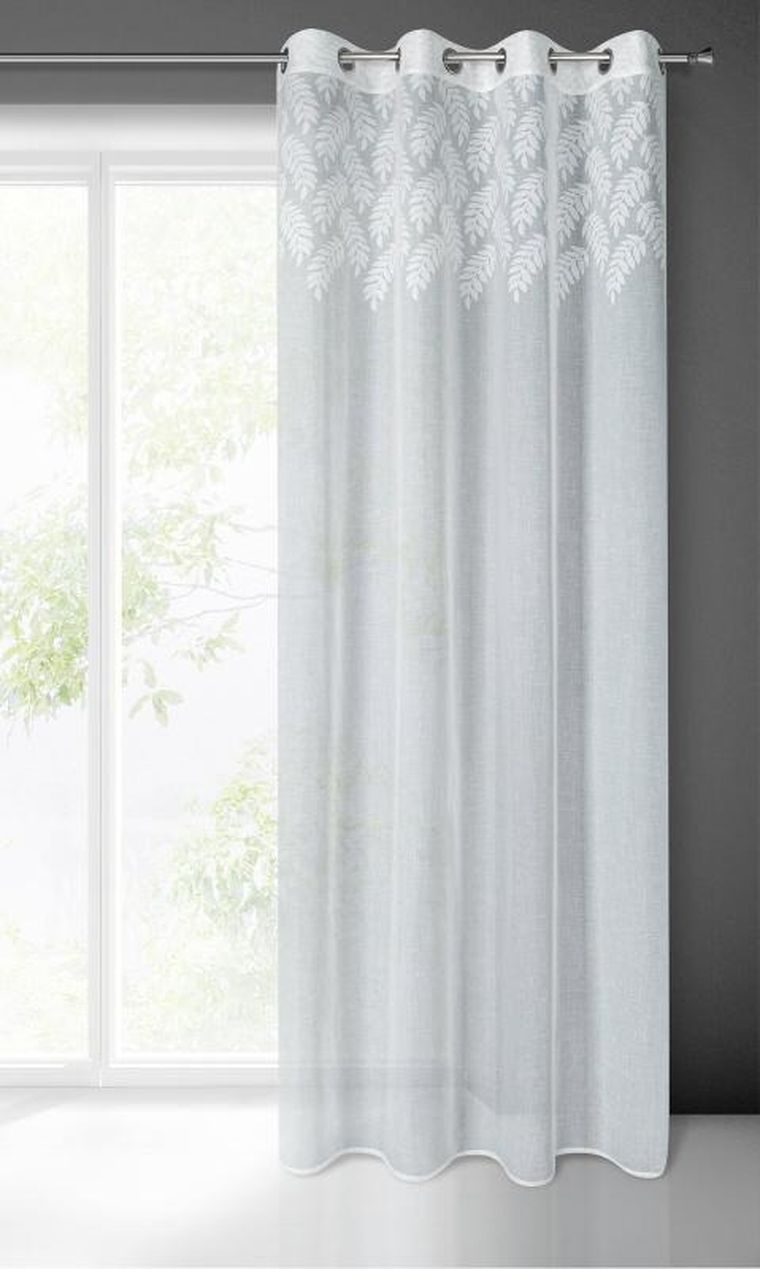 Eurofirany, firana gotowa Anet, 140-250 cm, biały
