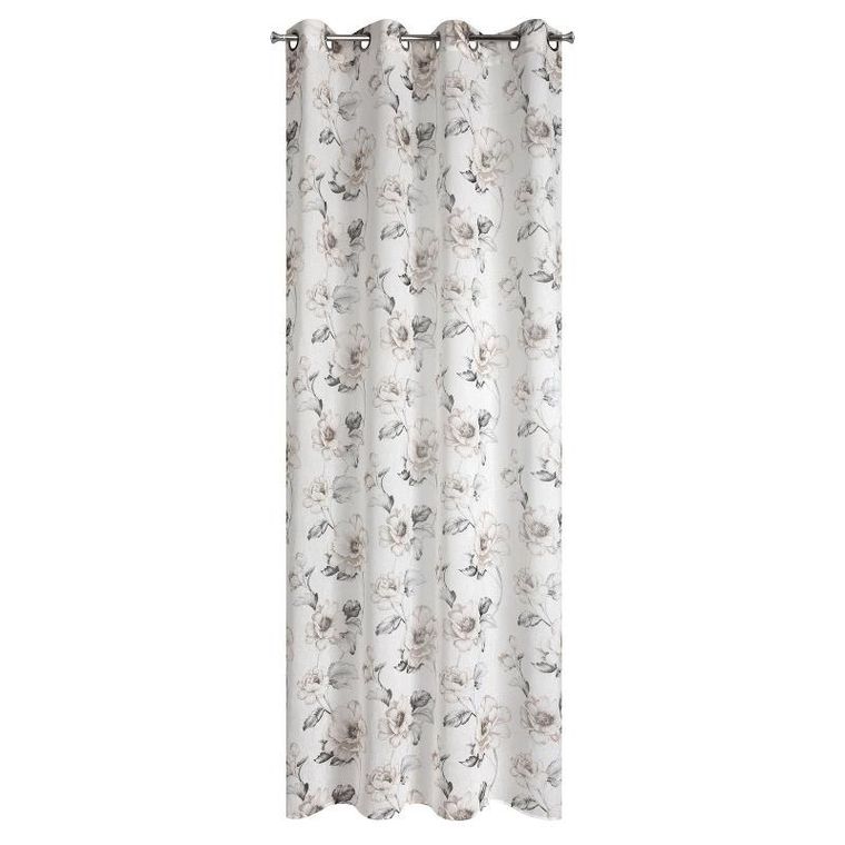 Eurofirany, firana gotowa Basala, 140-250 cm, naturalny