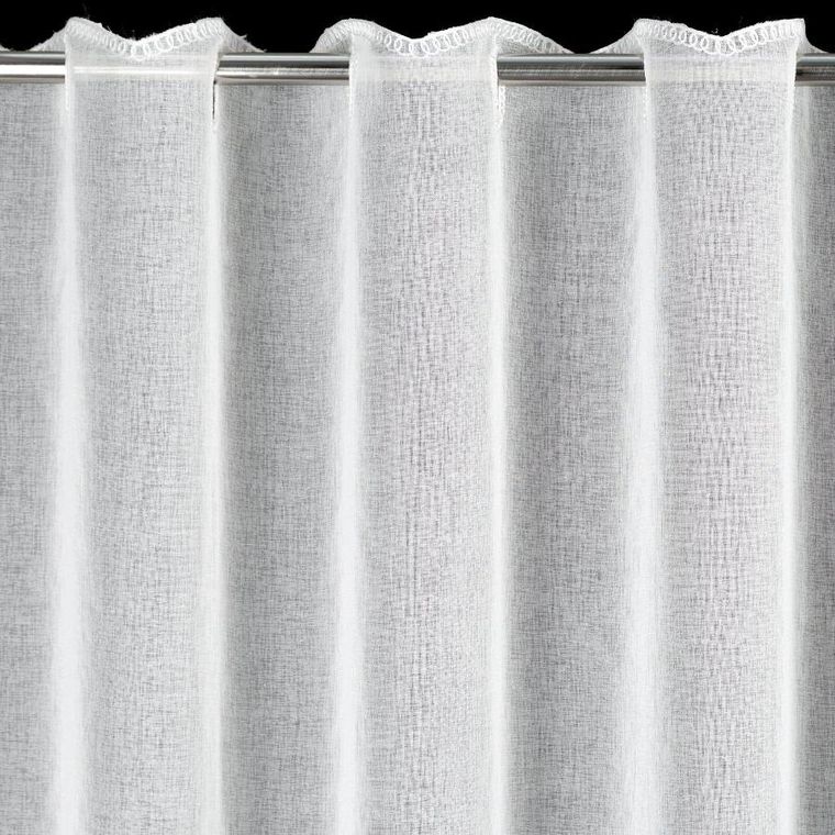 Eurofirany, firana gotowa, Bellis, na taśmie, 350-145 cm, biały