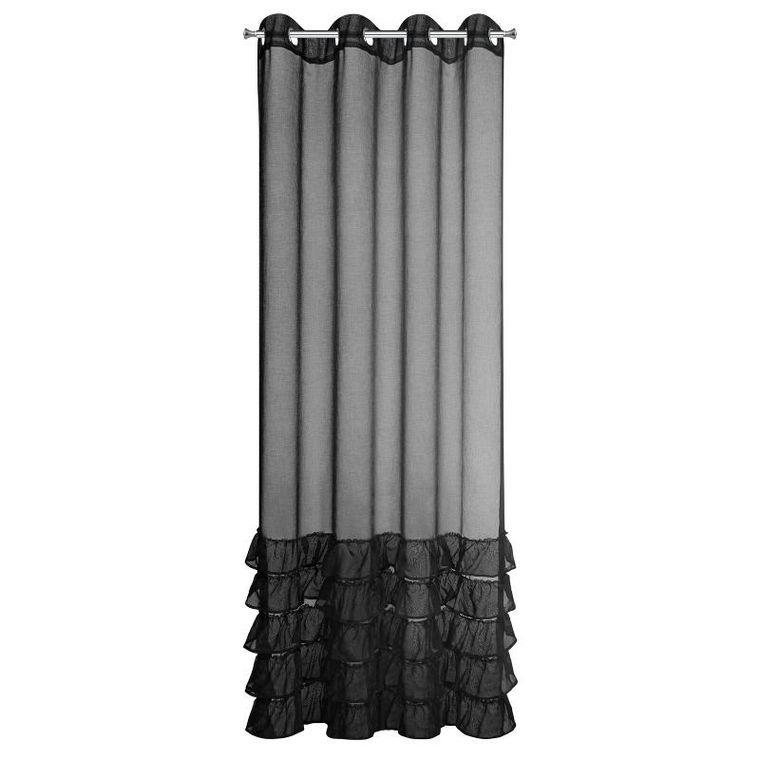Eurofirany, firana gotowa, Dani, 140-250 cm, czarny