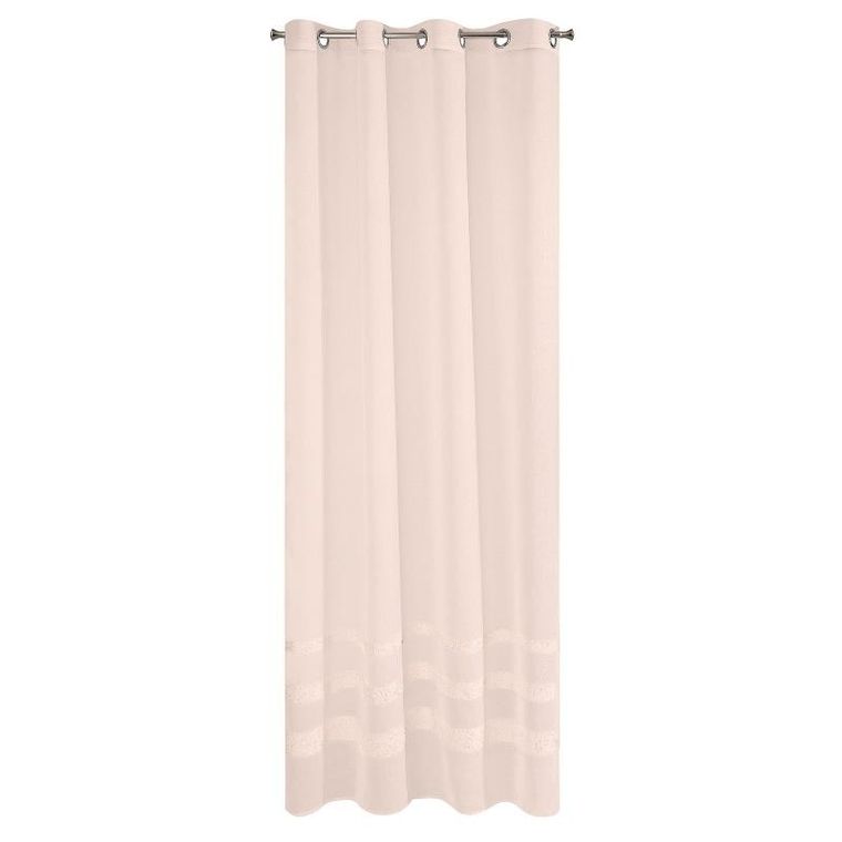 Eurofirany, firana gotowa, Efil, 140-250 cm, różowa