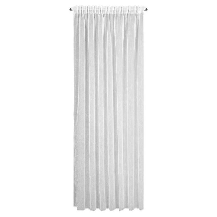 Eurofirany, firana gotowa, Elia, na taśmie, 140-270 cm, biały