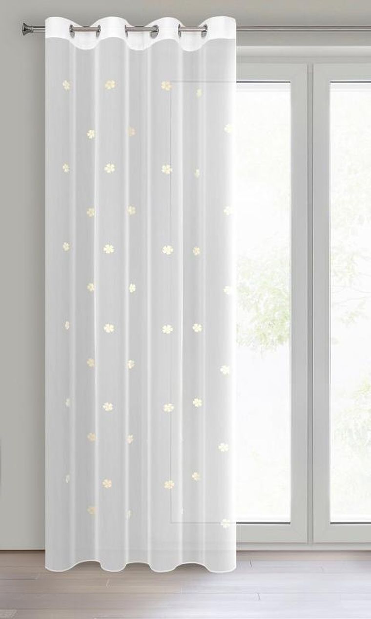 Eurofirany, firana gotowa, Elsa, 140-250 cm, biały