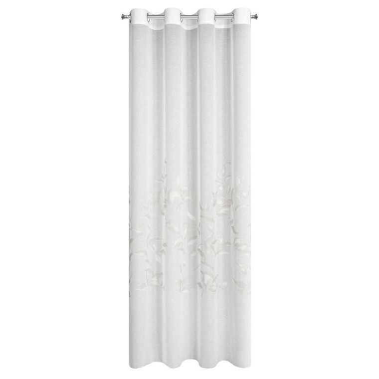 Eurofirany, firana gotowa, Estella, 140-250 cm, biały