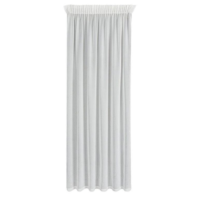 Eurofirany, firana gotowa, Hera, na taśmie, 140-270 cm, biały