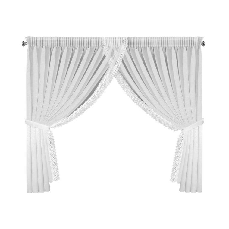 Eurofirany, firana gotowa, Hestia, na taśmie, 400-160 cm, biały