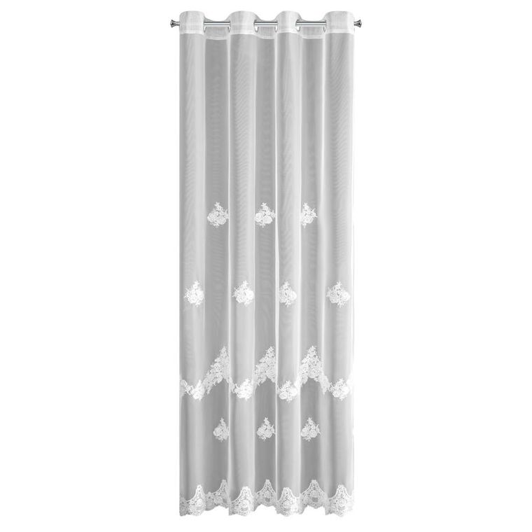 Eurofirany, firana gotowa, Isari, 350-250 cm, biały