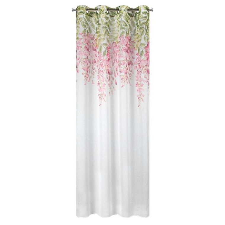 Eurofirany, firana gotowa, Julieta, 140-250 cm, różowy