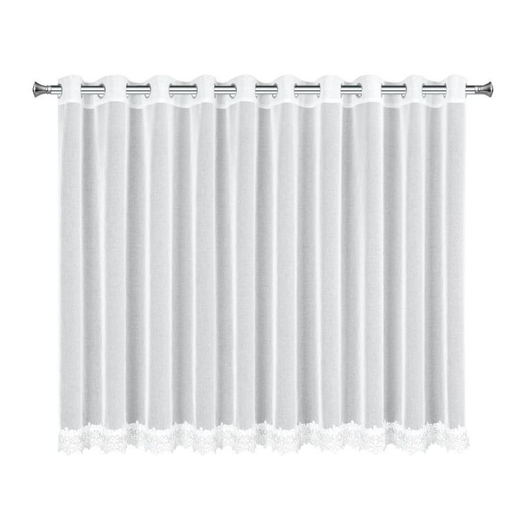 Eurofirany, firana gotowa, Kaja, 350-145 cm, biały