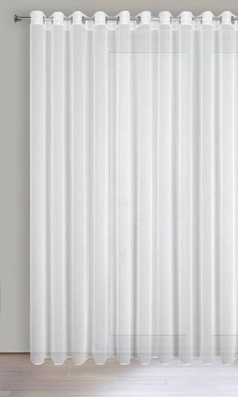 Eurofirany, firana gotowa, Kalia, 300-260 cm, biały