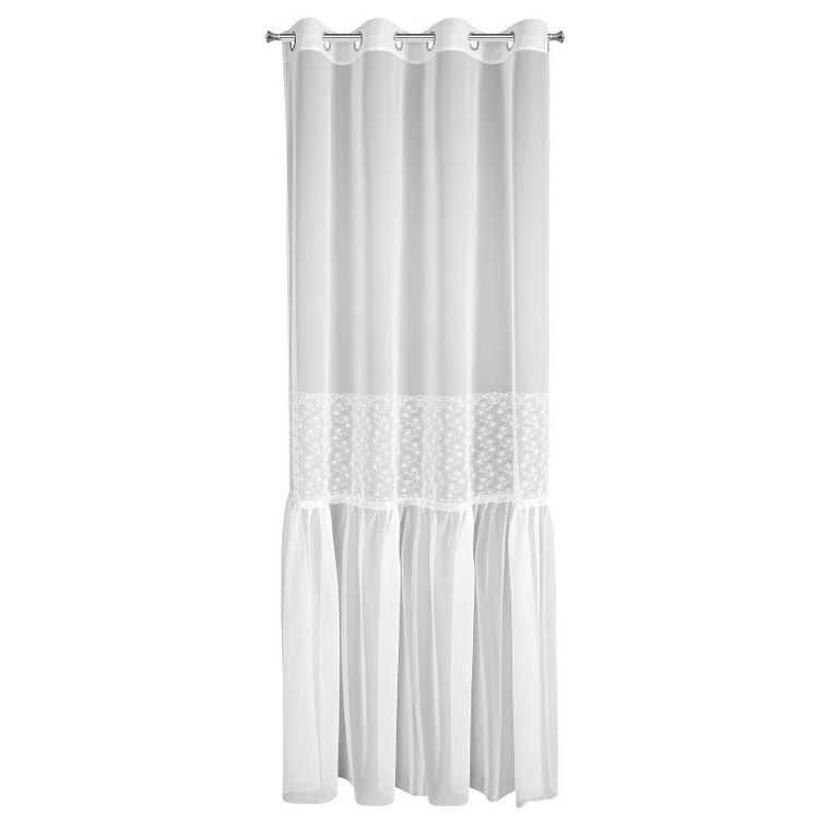Eurofirany, firana gotowa, Lauri, 140-250 cm, biały