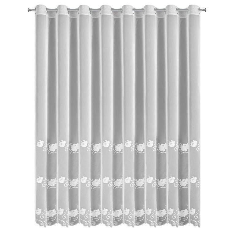 Eurofirany, firana gotowa, Leti, 350-260 cm, biały