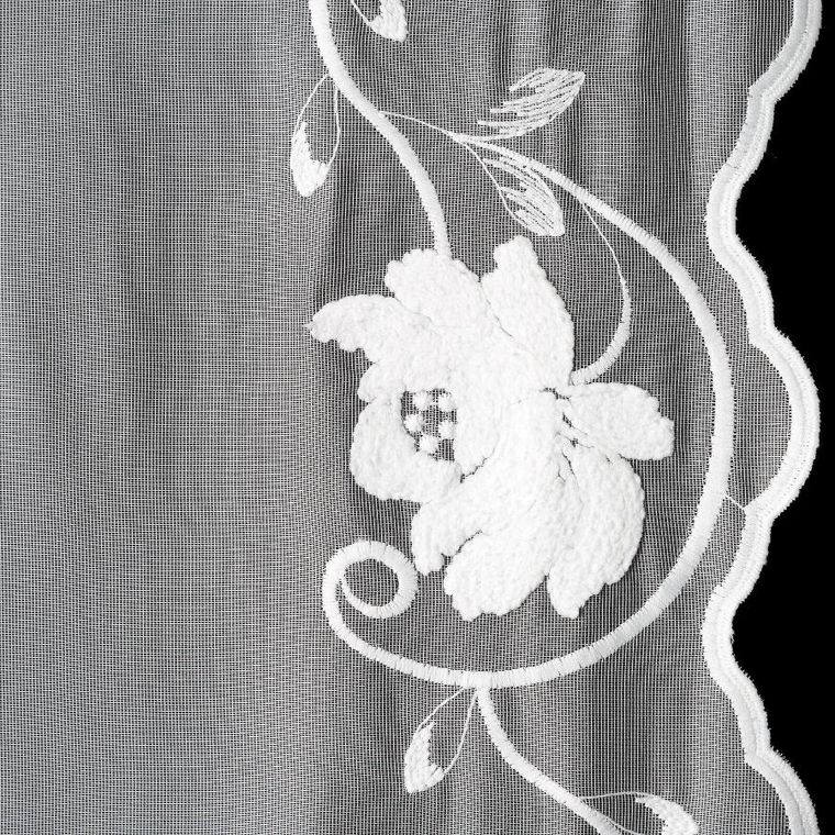 Eurofirany, firana gotowa, Leti, na taśmie, 140-270 cm, biały