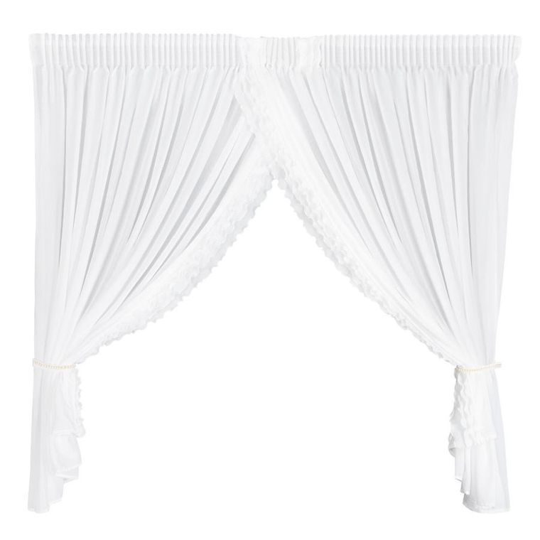 Eurofirany, firana gotowa, Luisa, na taśmie, 400-160 cm, biały
