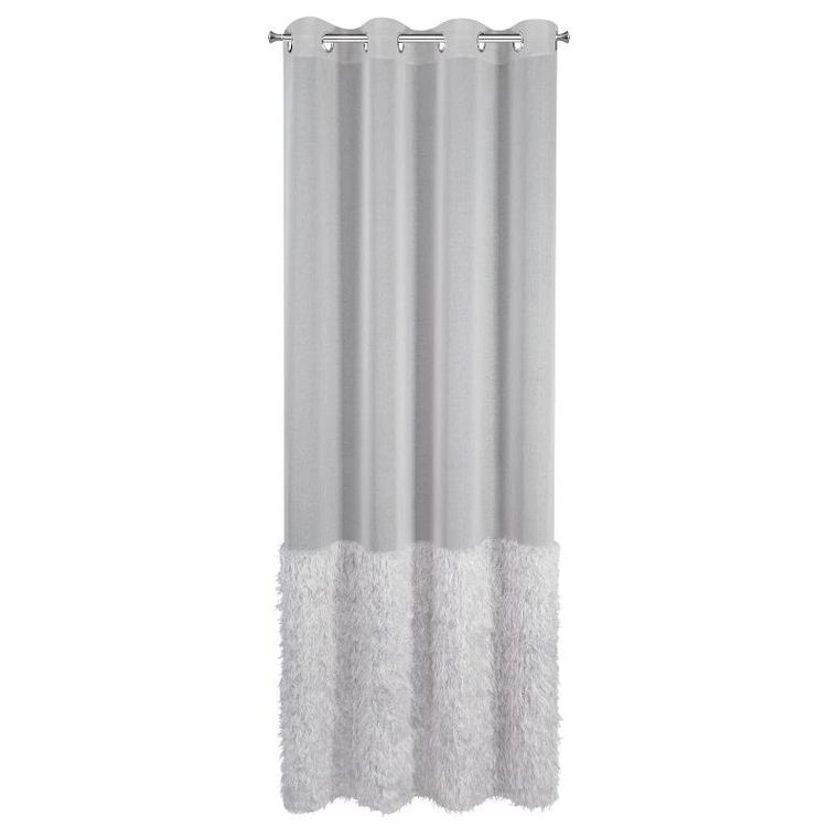 Eurofirany, firana gotowa Margaret2, 140-250 cm, srebrny