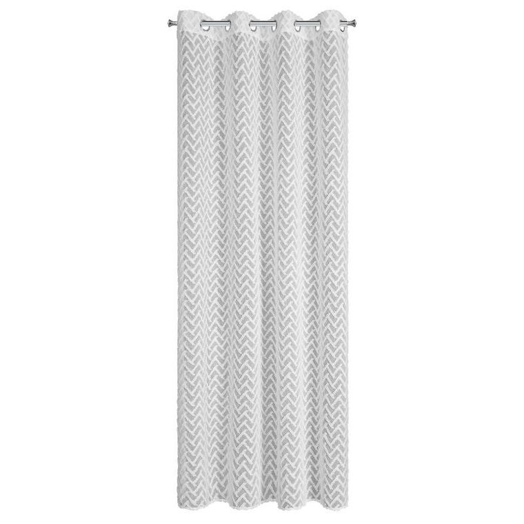 Eurofirany, firana gotowa, Meli, 140-250 cm, biały