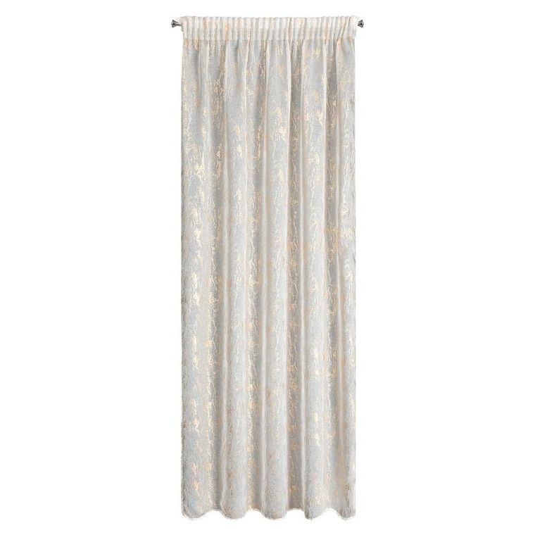 Eurofirany, firana gotowa, Mia, na taśmie, 140-270 cm, biały