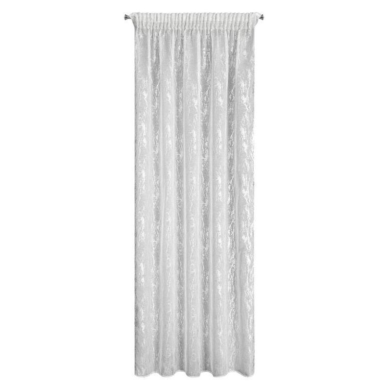 Eurofirany, firana gotowa, Mia, na taśmie, 140-270 cm, biały