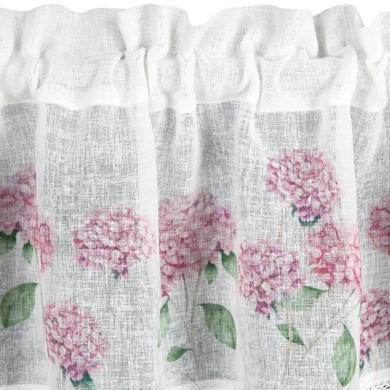 Eurofirany, firana gotowa Mona, 30-150 cm, różowy