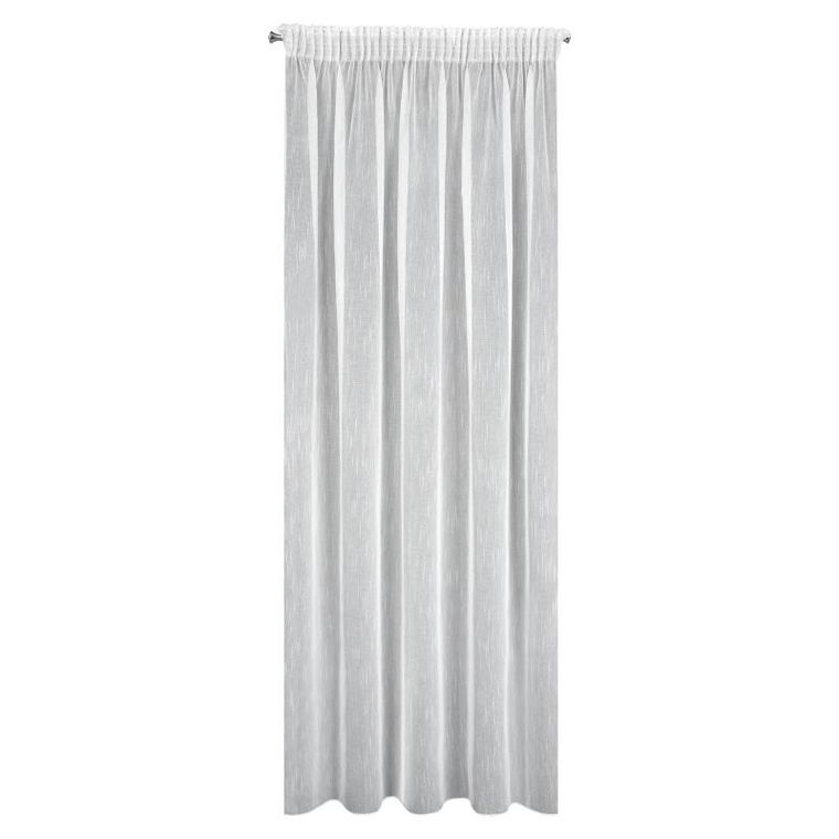 Eurofirany, firana gotowa, Monic, na taśmie, 140-270 cm, biały