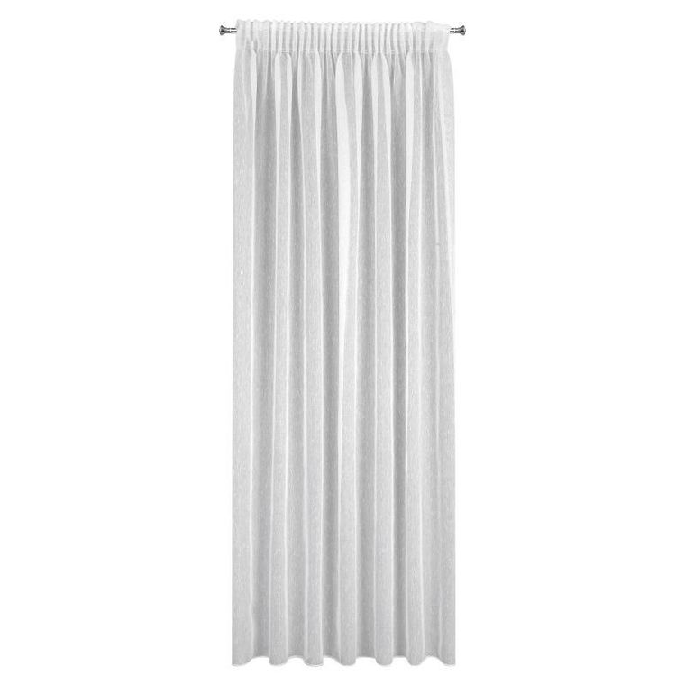 Eurofirany, firana gotowa na taśmie, Adel, 140-250 cm, biały