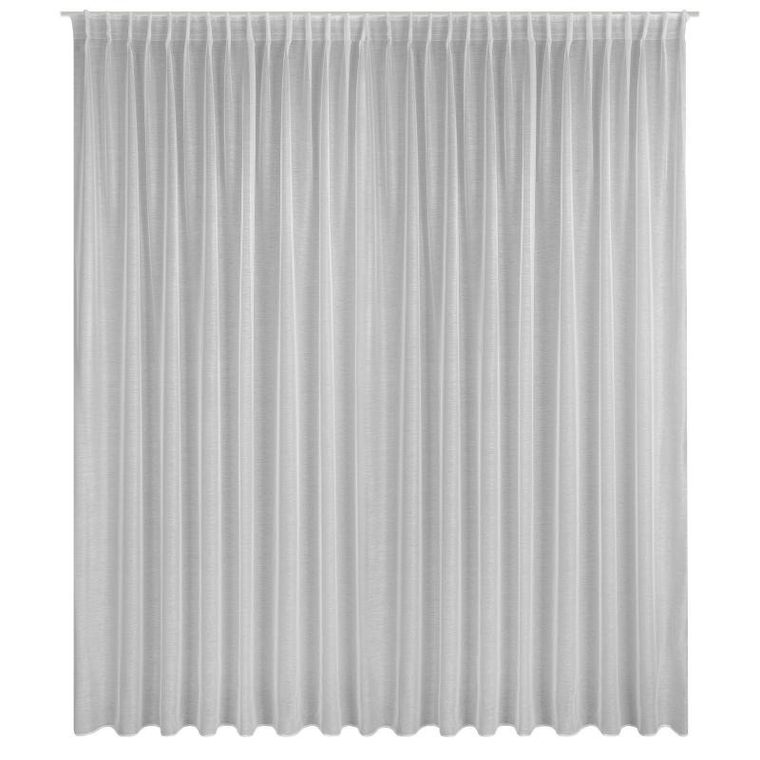 Eurofirany, firana gotowa na taśmie, Belissa, 300-300 cm, biały