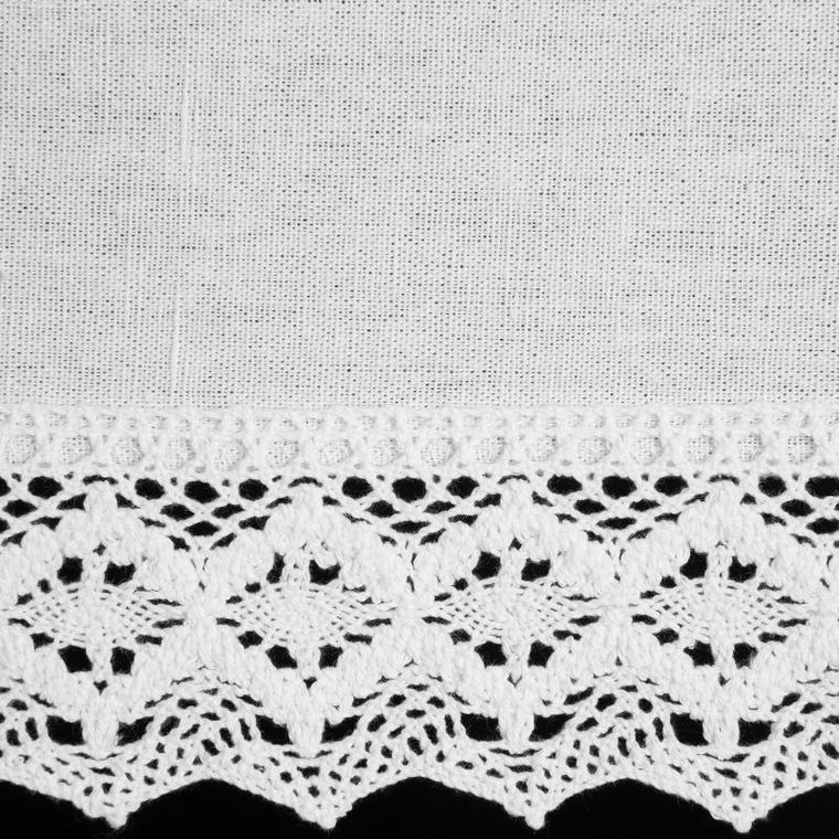 Eurofirany, firana gotowa na taśmie, Clarie, 150-60 cm, biały