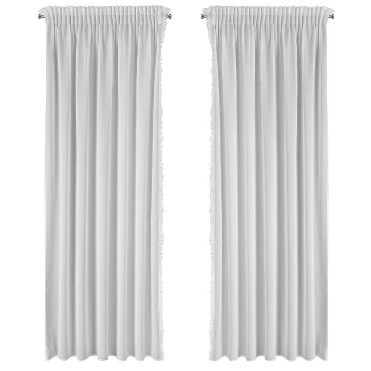 Eurofirany, firana gotowa na taśmie, Elena, biały, 140-270 cm