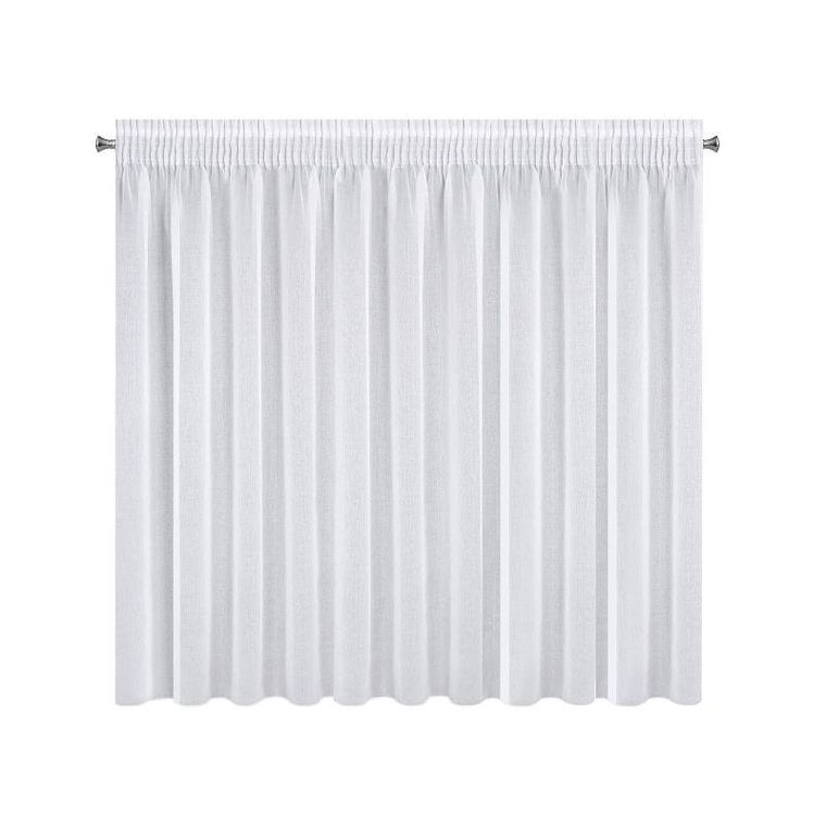 Eurofirany, firana gotowa na taśmie, Elpidia, 350-150 cm, biały