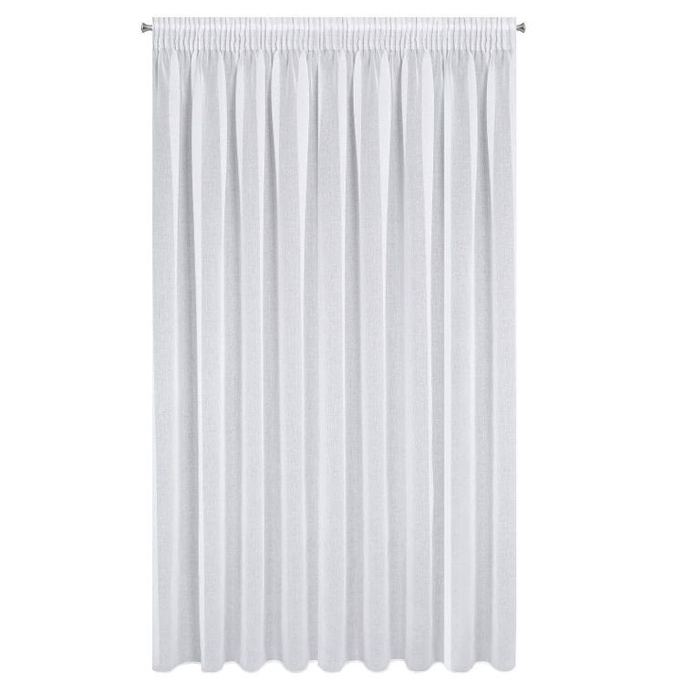 Eurofirany, firana gotowa na taśmie, Elpidia, 350-250 cm, biały