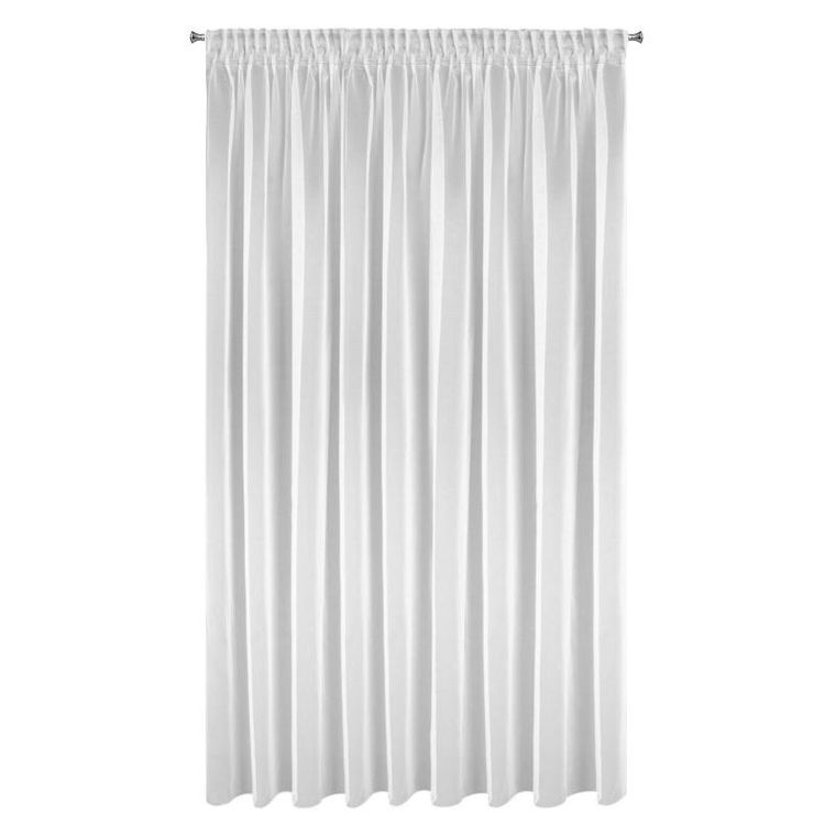 Eurofirany, firana gotowa na taśmie, Esel, 400-250 cm, biały