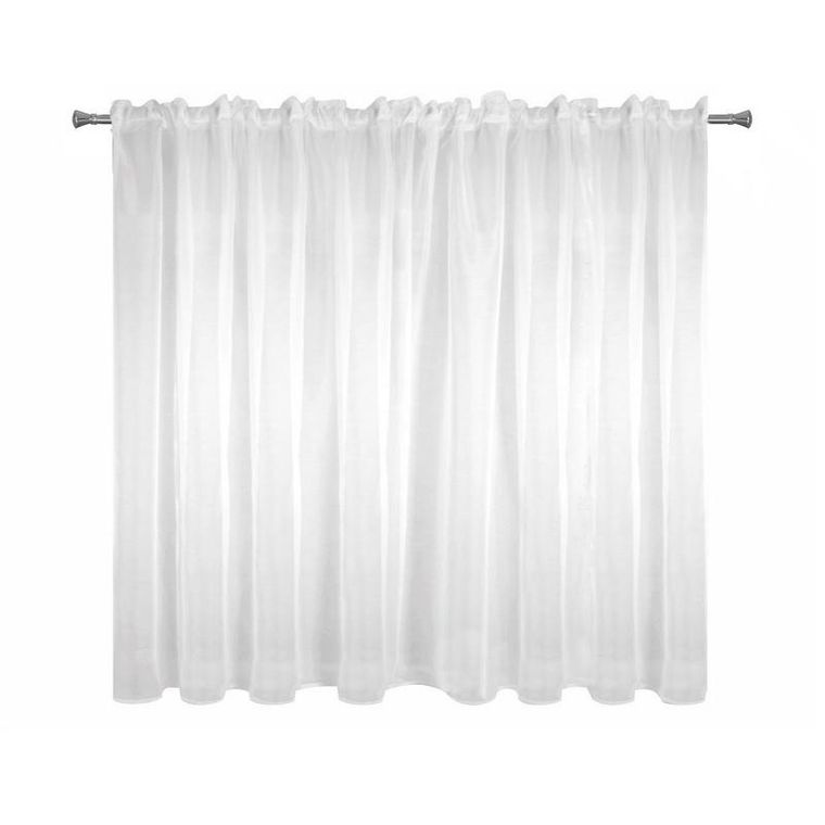 Eurofirany, firana gotowa na taśmie, Lucy, 400-150 cm, biały
