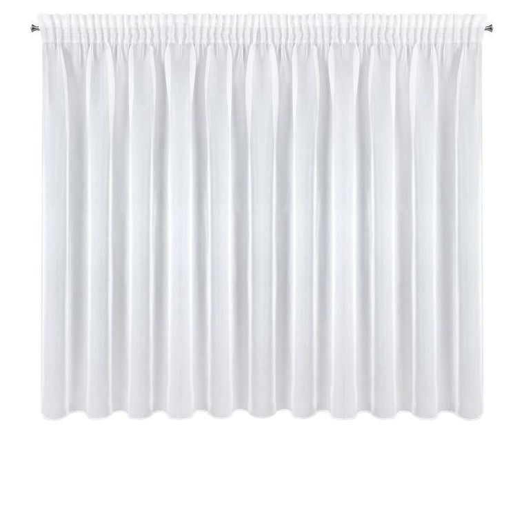 Eurofirany, firana gotowa na taśmie, Mirea, 350-150 cm, biały