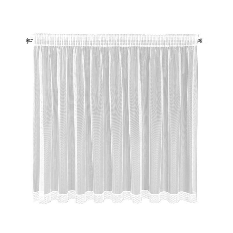Eurofirany, firana gotowa na taśmie, Nel, 350-145 cm, biały