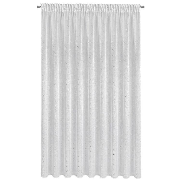 Eurofirany, firana gotowa na taśmie, Sibel, 400-250 cm, biały