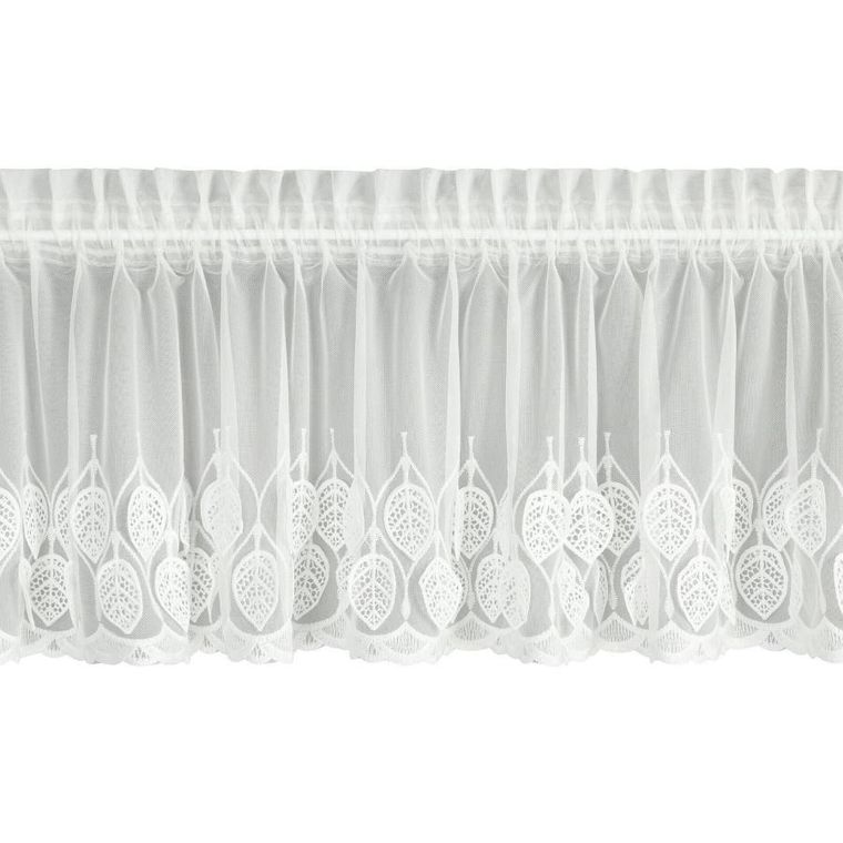 Eurofirany, firana gotowa, Nira, na taśmie, 150-40 cm, kremowy