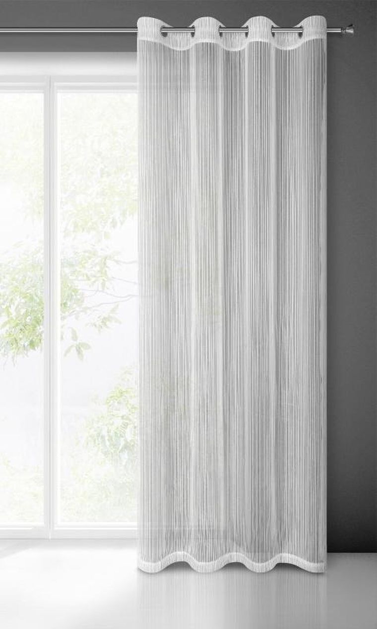 Eurofirany, firana gotowa, Noelia, 140-250 cm, biały