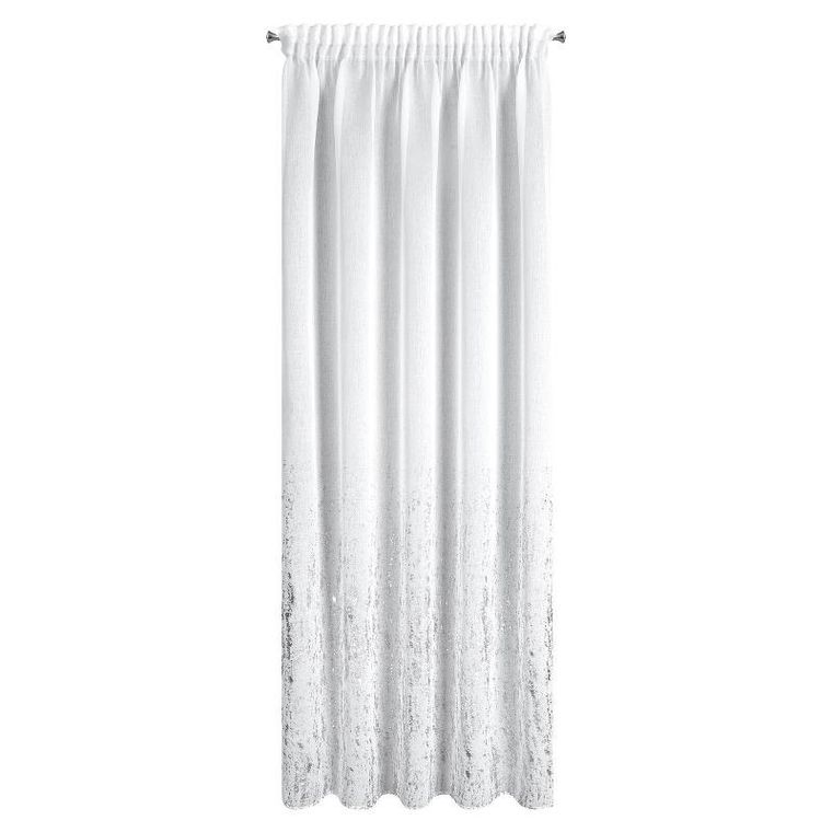 Eurofirany, firana gotowa, Olivia, na taśmie 140-270 cm, biały