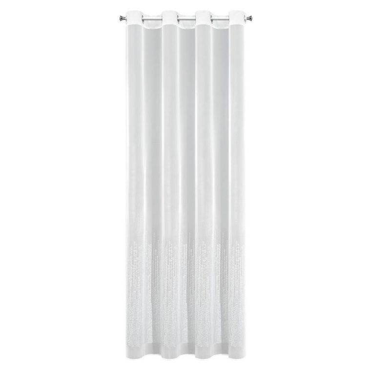 Eurofirany, firana gotowa, Solei, 140-250 cm, biały