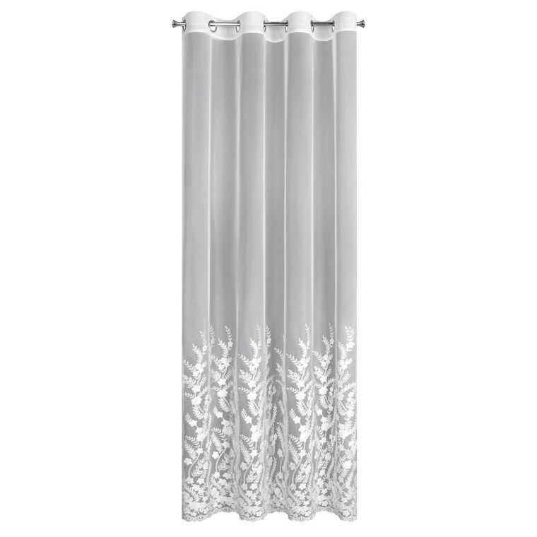 Eurofirany, firana gotowa, Talina, 140-250 cm, biały