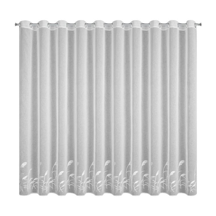 Eurofirany, firana gotowa, Tasha, 400-250 cm, biały