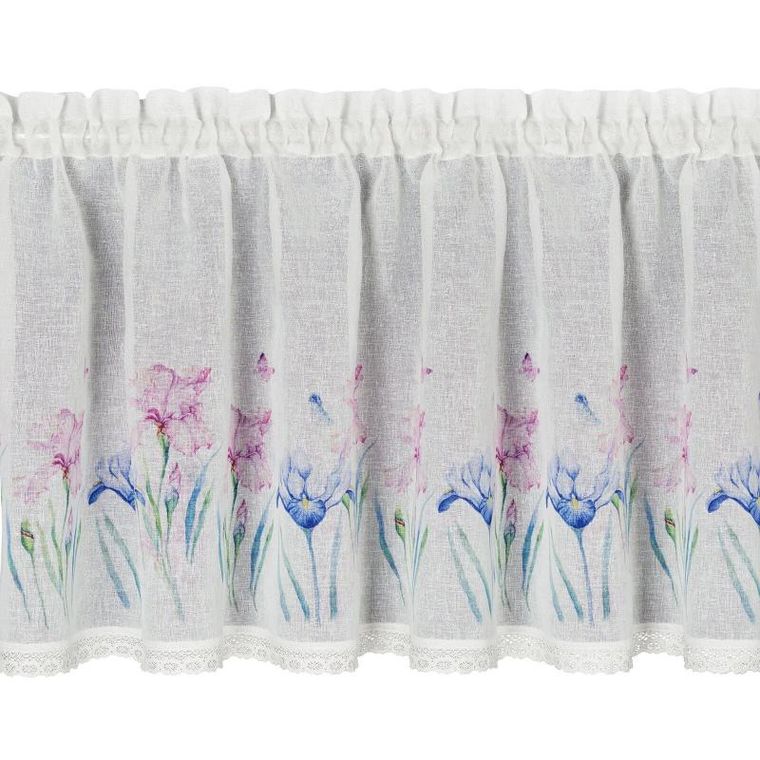 Eurofirany, firana zaciemniająca gotowa, Dolorez, na taśmie, 150-60 cm, biały