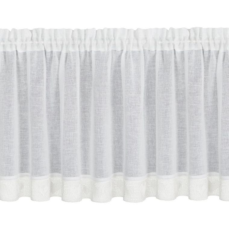 Eurofirany, firana zaciemniająca gotowa, Gaja, na taśmie, 150-60 cm, kremowy