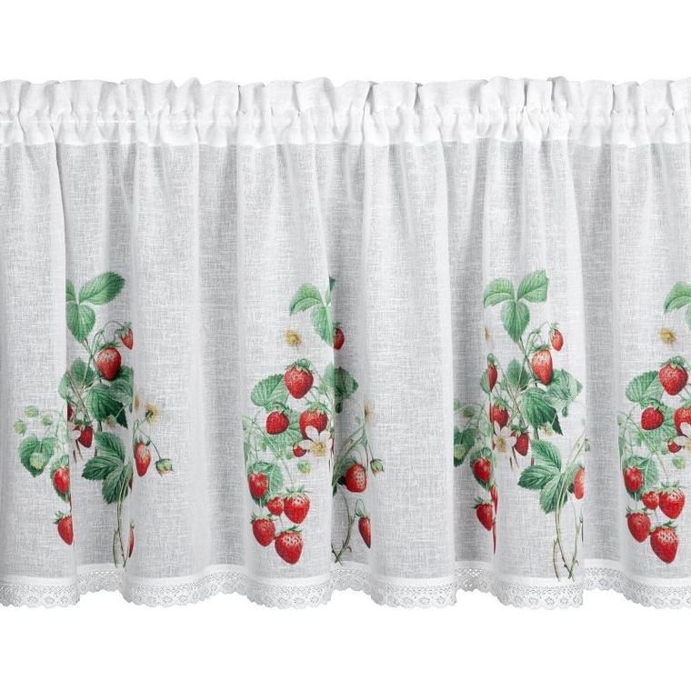 Eurofirany, firana zaciemniająca gotowa, Ksenia, na taśmie, 150-60 cm, biały