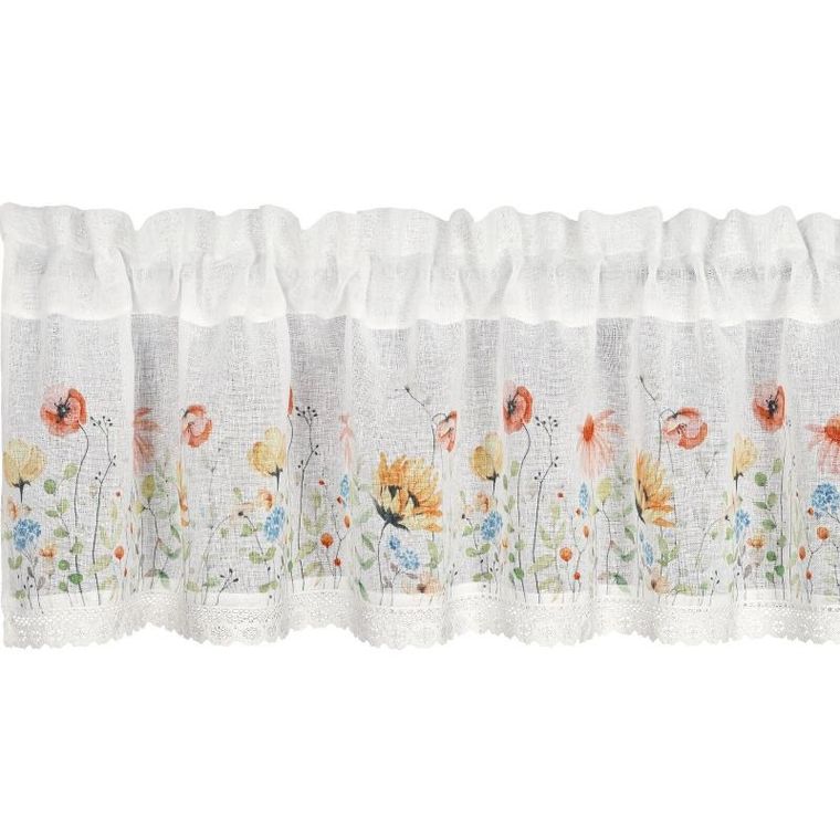 Eurofirany, firana zaciemniająca gotowa na taśmie, Nati, 150-30 cm, biały