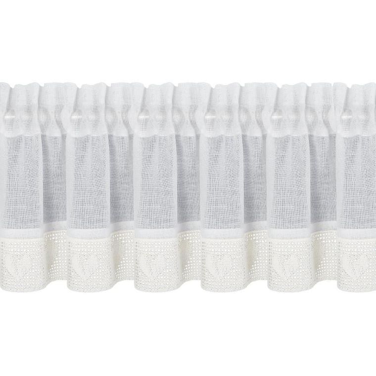 Eurofirany, firana zaciemniająca gotowana taśmie, Gaja, 150-30 cm, kremowy