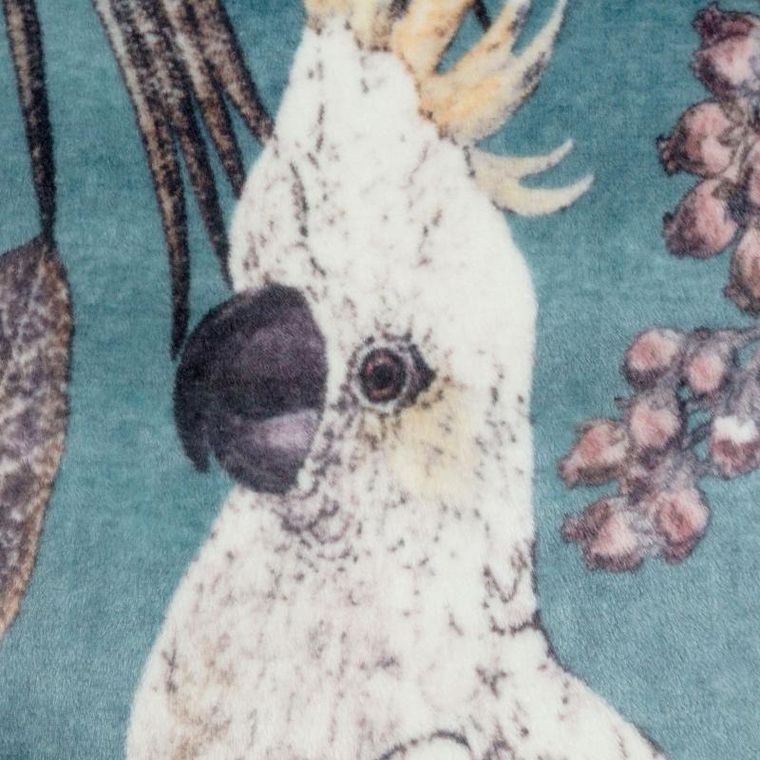 Eurofirany, koc Ara, 150-200 cm, turkusowy