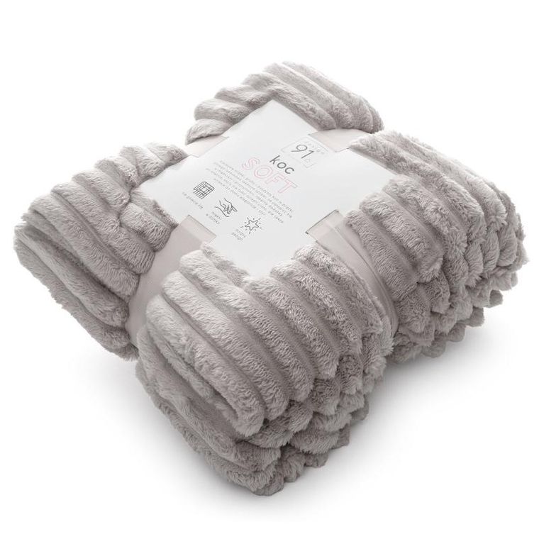 Eurofirany, koc d91 soft, 170-210 cm, beżowy