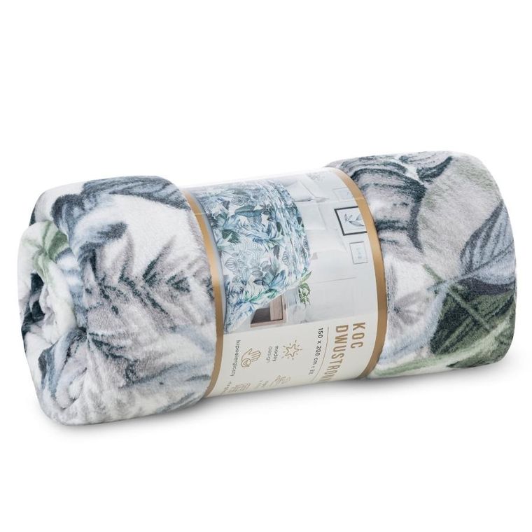 Eurofirany, koc Davos, 150-200 cm, zielony